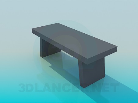 modello 3D tavolo - anteprima