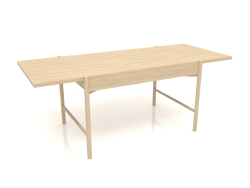 Tavolo da pranzo DT 09 (2000х840х754, legno bianco)