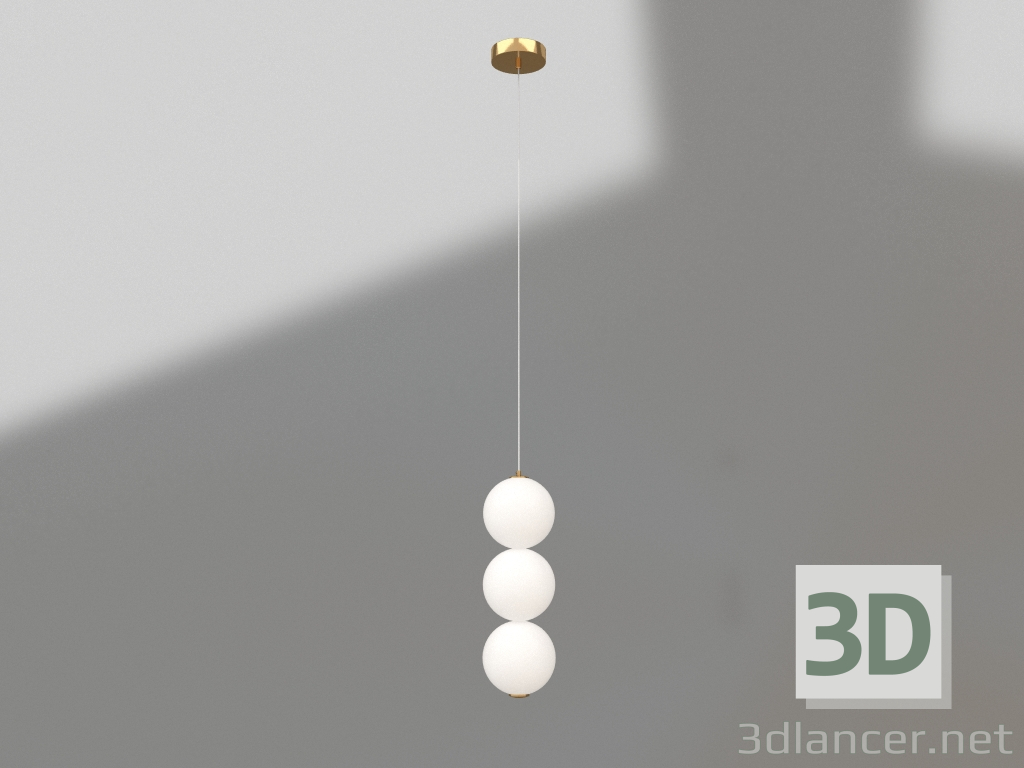 modello 3D Appendiabiti Moni bianco (07627-3.01) - anteprima