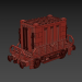 3d Train Lego Container model buy - render