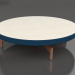 modello 3D Tavolino rotondo Ø90x22 (Grigio blu, DEKTON Danae) - anteprima