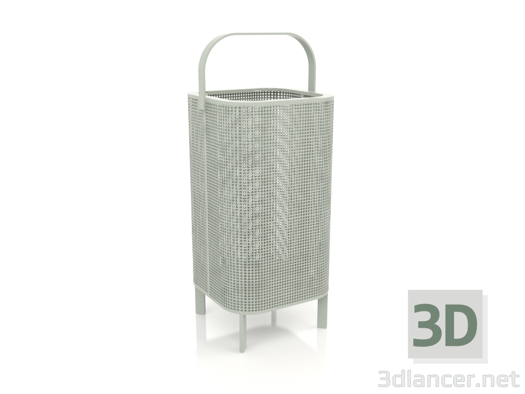 3 डी मॉडल मोमबत्ती बॉक्स 3 (सीमेंट ग्रे) - पूर्वावलोकन