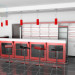 3d model Bar Counter and Stools - preview 3d model Bar Counter and Stools - preview