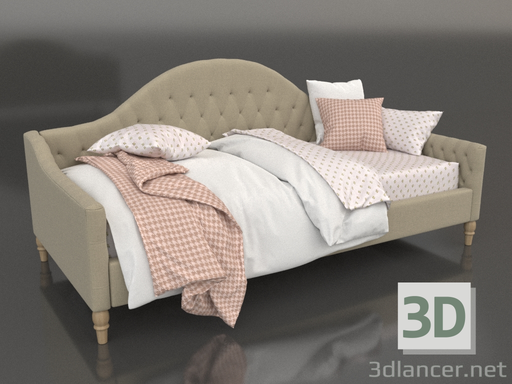 3d model Reese Tufted Daybed - preview