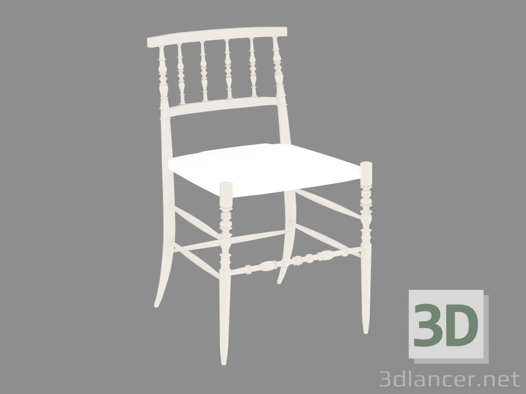 3 डी मॉडल भोजन कुर्सी नई प्राचीन वस्तुएँ - पूर्वावलोकन