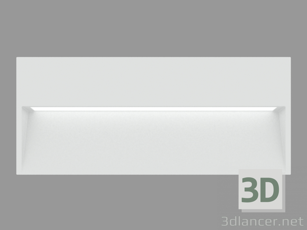 3d model Wall recessed luminaire SKILL RECTANGULAR (S6240W) - preview