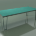 3 डी मॉडल आउटडोर खाने की मेज InOut (933, ALLU-SA, फ़िरोज़ा Enameled लावा स्टोन Slats) - पूर्वावलोकन
