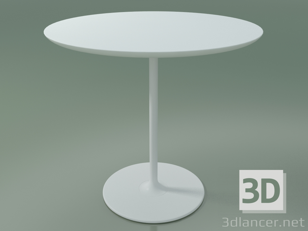 3d model Round table 0657 (H 74 - D 80 cm, M02, V12) - preview