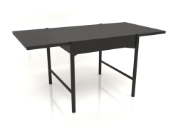 डाइनिंग टेबल डीटी 09 (1600x840x754, लकड़ी काला)