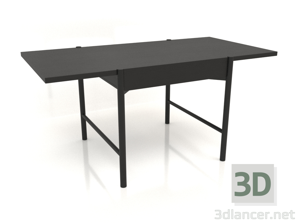 3 डी मॉडल डाइनिंग टेबल डीटी 09 (1600x840x754, लकड़ी काला) - पूर्वावलोकन