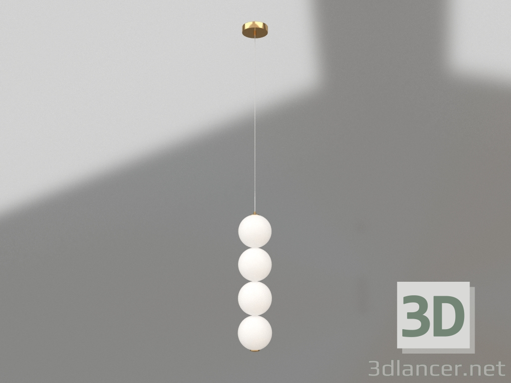 3d model Colgante Moni blanco (07627-4.01) - vista previa