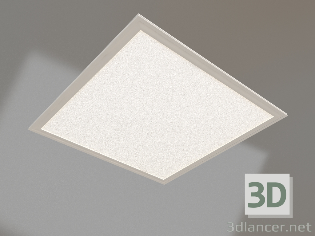 modèle 3D Panneau DL-B600x600A-40W Blanc Jour - preview