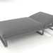 modello 3D Letto lounge 100 (Antracite) - anteprima