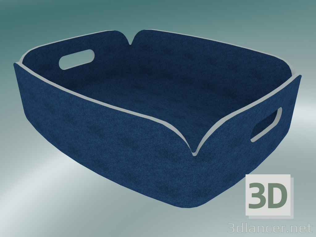 3D Modell Tray Restore (Blau) - Vorschau