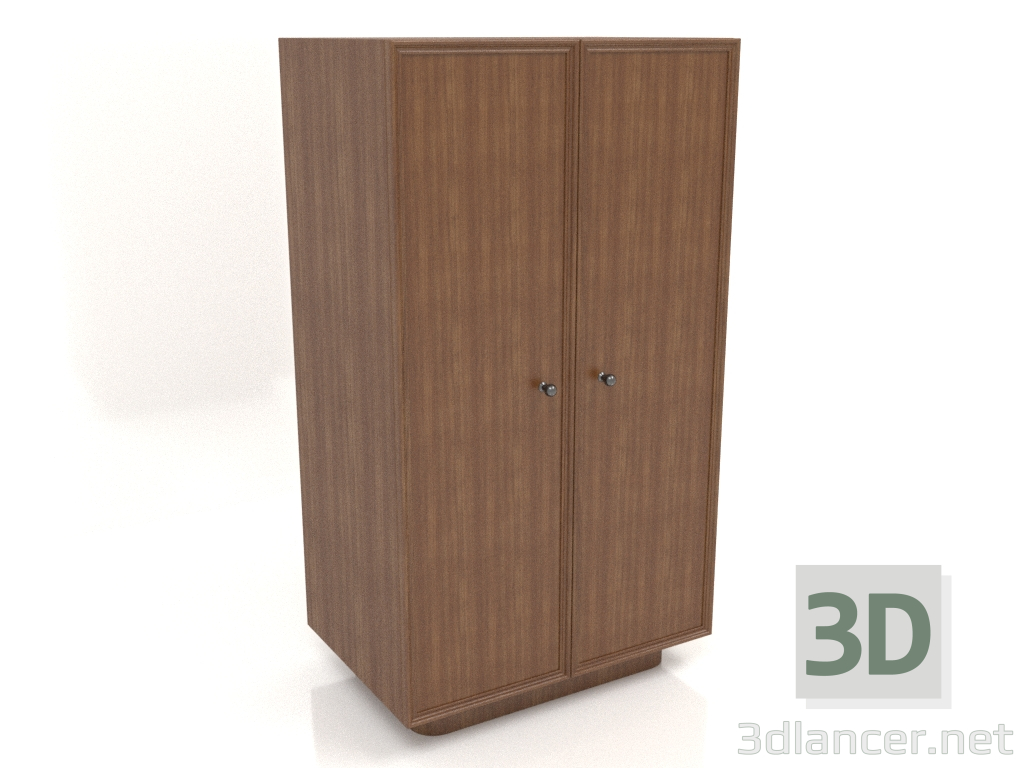 modèle 3D Armoire W 04 (602x400x1082, bois brun clair) - preview