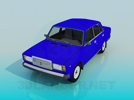 3d model VAZ 2107 - preview 3d model VAZ 2107 - preview