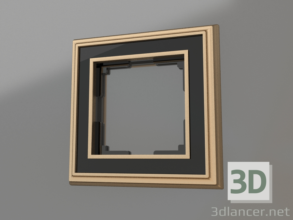 3D modeli 1 direk Palacio için çerçeve (altın-siyah) - önizleme