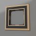 3d model Frame for 1 post Palacio (gold-black) - preview