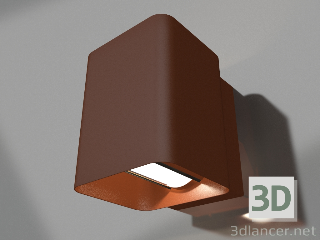 modello 3D Lampada LGD-Wall-Vario-J2R-12W Bianco Caldo - anteprima