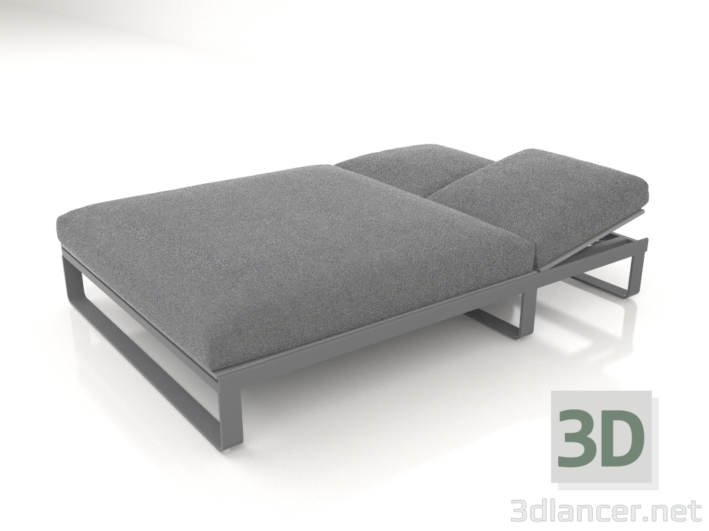 3 डी मॉडल लाउंज बिस्तर 140 (एन्थ्रेसाइट) - पूर्वावलोकन