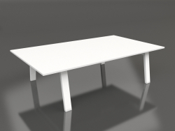 कॉफ़ी टेबल 120 (सफ़ेद, फेनोलिक)