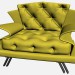 3d model Super Chair roy capitonne 3 - preview