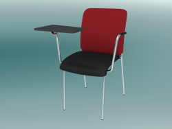 Chair with armrests and a table (H 2PB)