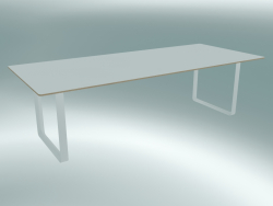 Tisch 70/70, 255x108cm (Weiß)