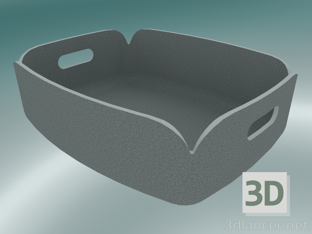 modello 3D Ripristino del vassoio (Melange grigio) - anteprima