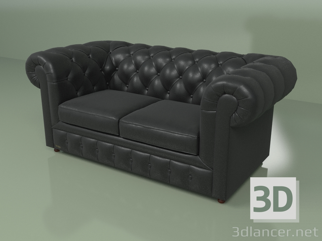 3 डी मॉडल डबल सोफा ऑक्सफोर्ड - पूर्वावलोकन