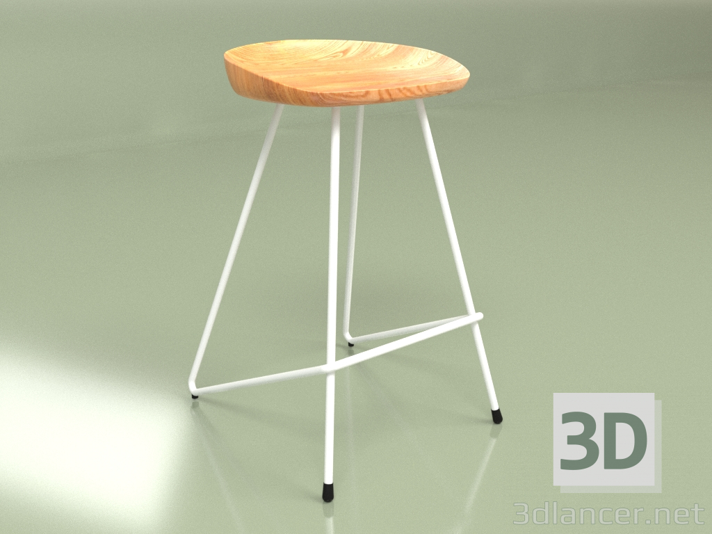 3D modeli Yarım Bar Sandalyesi Henry Firkete (2000983234476) - önizleme