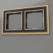 3d model Frame for 2 posts Palacio (gold-black) - preview