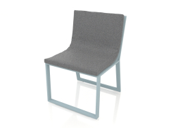 Cadeira de jantar (cinza azul)