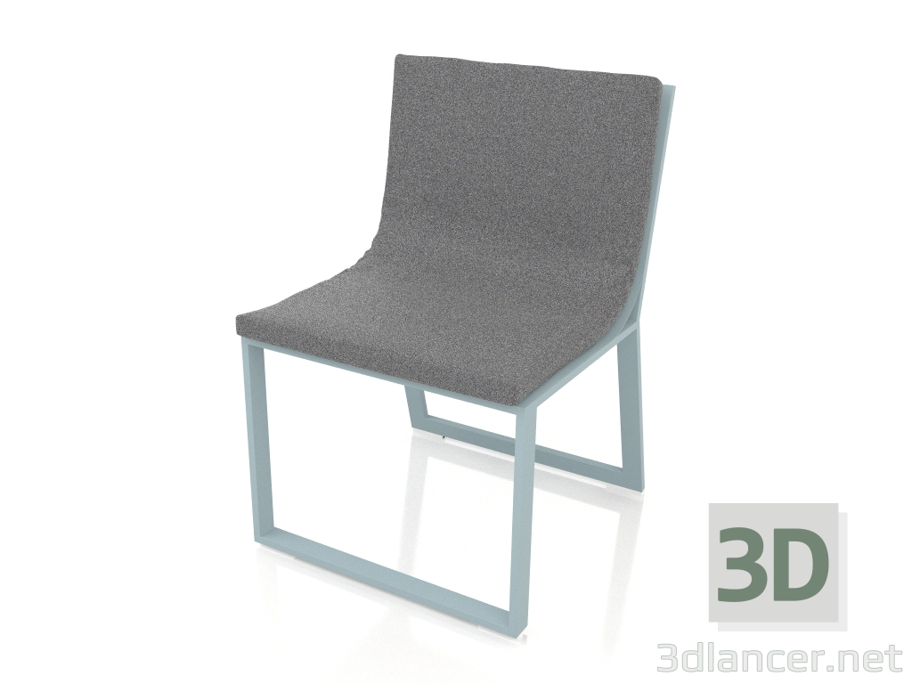 3D Modell Esszimmerstuhl (Blaugrau) - Vorschau