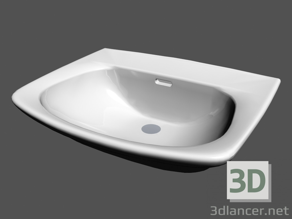 3d model Piernas lavabo Sin L moderna r2 - vista previa