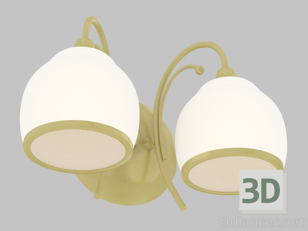 3D modeli Duvar lambası Isola (2586-2W) - önizleme