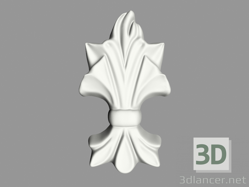 3D modeli Duvar dekoru (F73) - önizleme