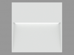 The lamp recessed into the wall SKILL SQUARE 270 (S6255W)
