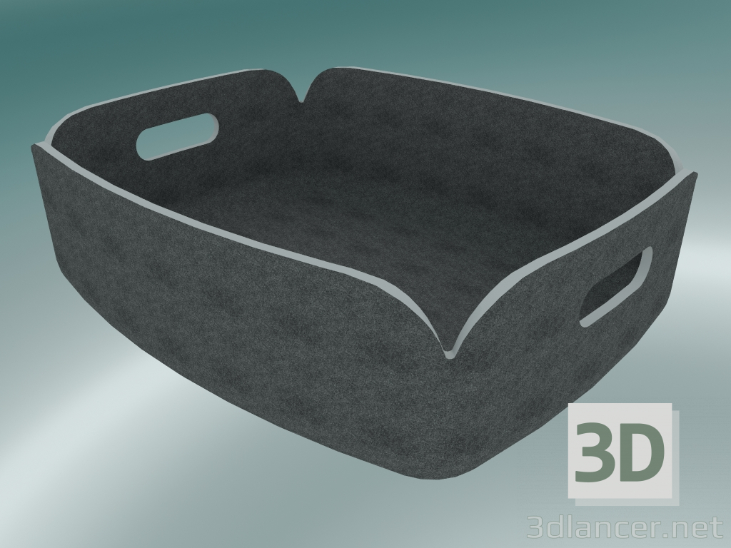 3D Modell Tray Restore (Grau) - Vorschau