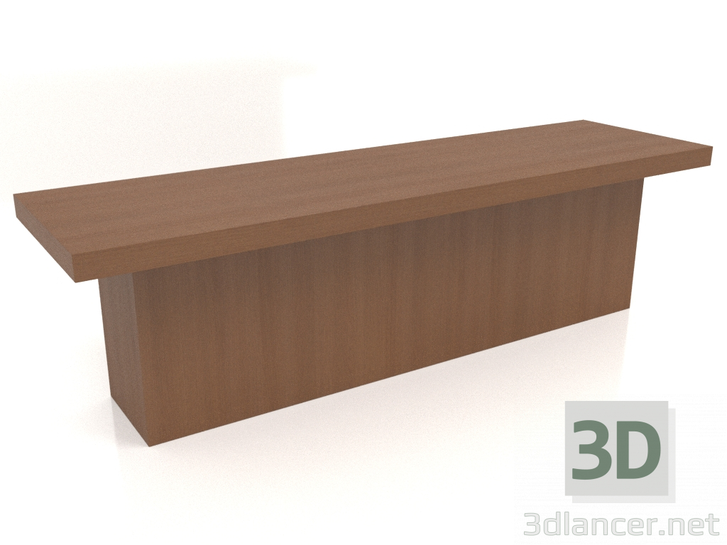 3 डी मॉडल बेंच वीके 10 (1600x450x450, लकड़ी की भूरी रोशनी) - पूर्वावलोकन