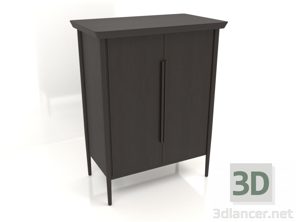 3d model Wardrobe MS 04 (940x565x1220, wood brown dark) - preview