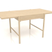 modello 3D Tavolo da pranzo DT 09 (1600x840x754, legno bianco) - anteprima