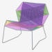 3d model Wicker chair without armrests - preview