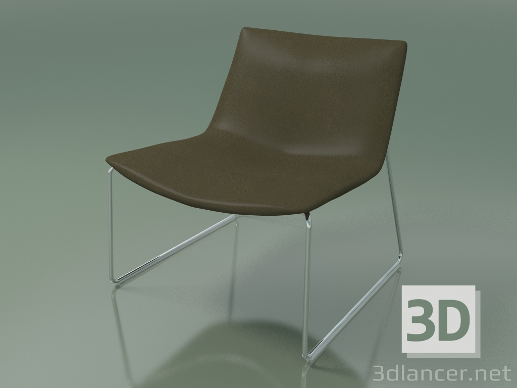 3d model Chair for rest 2141 (on a sled) - preview