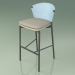 3d model Bar stool 050 (Sky, Metal Smoke, Polyurethane Resin Mole) - preview