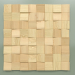 3d model Píxeles de panel de madera 2 - vista previa