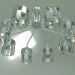 3d model Ceiling chandelier 10101-8 (chrome-clear crystal) - preview