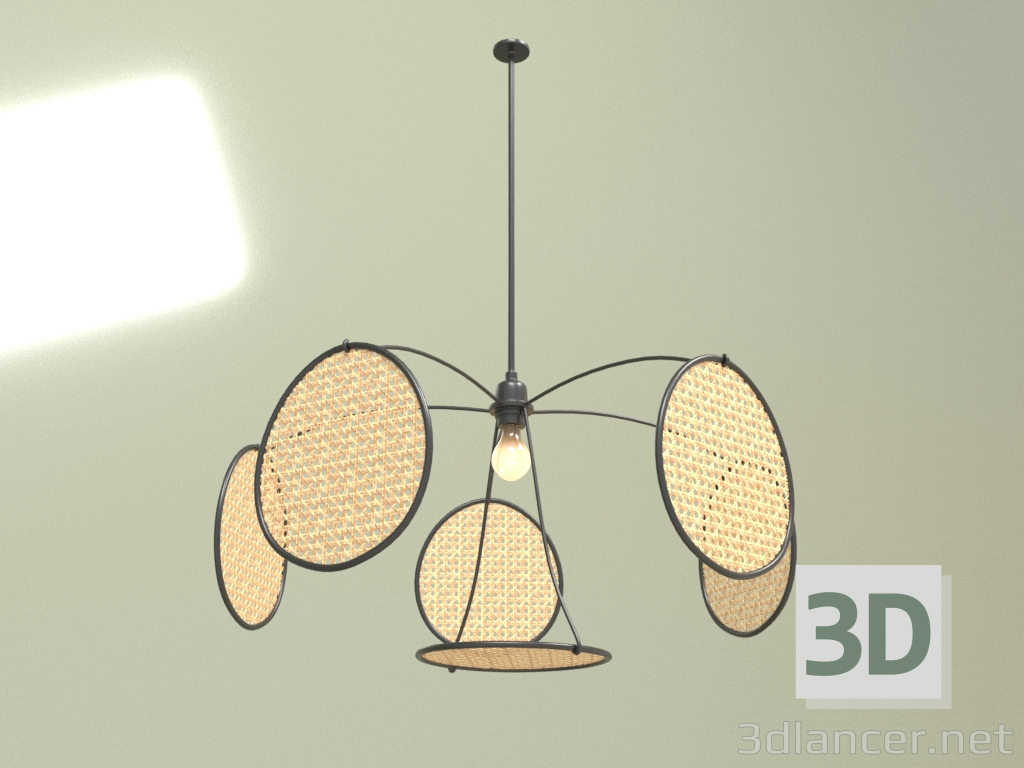 modello 3D Lampada a sospensione Targa - anteprima