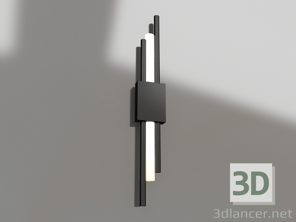 modello 3D Applique Dirks nero (08431.19) - anteprima