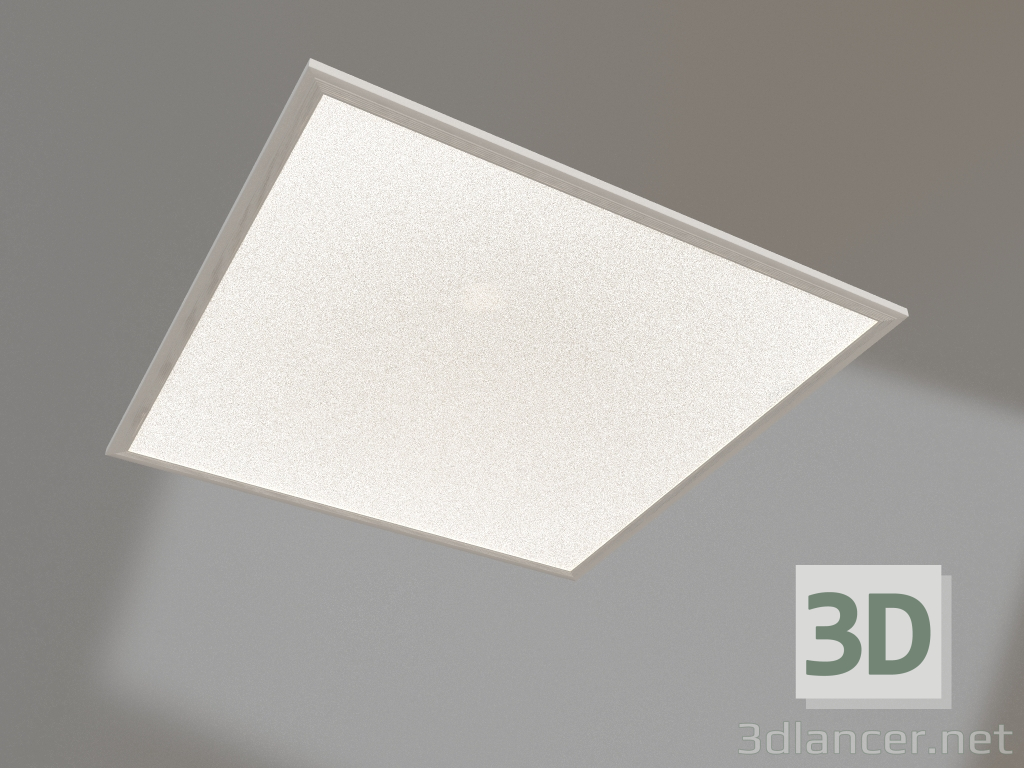 3D Modell Lampe DL-TITAN-S600x600-40W Day4000 (WH, 120 Grad, 230V) - Vorschau